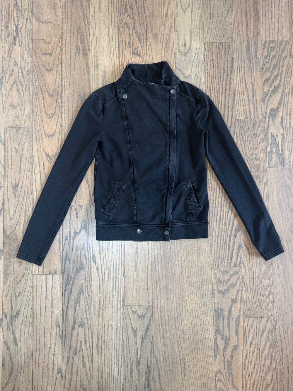 Rubbish Women’s Black Casual Moto Jacket Size Small
